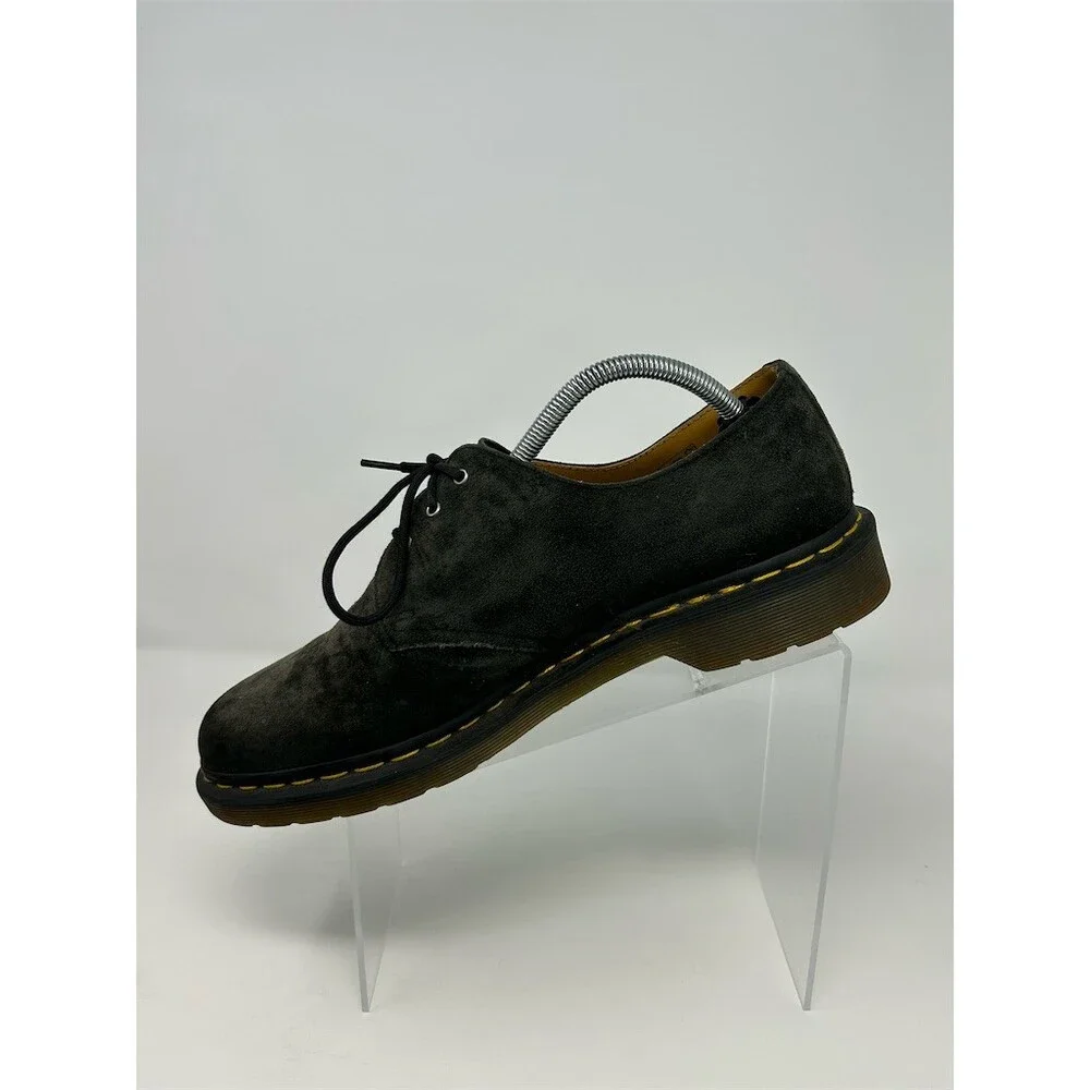 Dr. Martens 1461 Oxford Shoes Unisex Dark Gray Suede Lace Up Casual Size 11